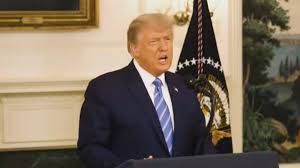 Trump brags following impeachment acquittal, calls russia collusion allegations bullsh*t! trump impeachment trial: Uuvhesxuruv0nm