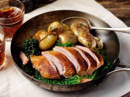 Our Famous One Pan Duck A Delicious Recipe Prepared In Just One Pan To Save On Washing Up Recipes Duck Recipes Cabbage And Bacon