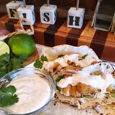 Dust fish pieces lightly with flour. Easy Fish Tacos With Amazing Taco Sauce Norine S Nest