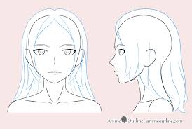 Cut off the sides the human head isn't actually a. 8 Step Anime Woman S Face Drawing Tutorial Animeoutline