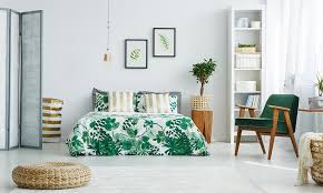 Colors used with green in this room: Green Bedroom Design Ideas For Your Home Design Cafe