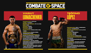 Combate space has had a presence in latin america since 1991, and now they are about to start their 2020 season with new events and new faces, always live from ringside, which is in the dna of. Llego La Pelea Del Ano Lomachenko Vs Lopez En Vivo Por Combate Space Solo Boxeo