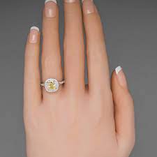 Tiffany Soleste Yellow Diamond Engagement Ring Engagement Rings Engagement Ring Wedding Band Yellow Diamond Engagement Ring