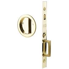 Check out those trustile doors and emtek modern pocket door lock sets. Emtek 2174 Round Mortise Passage Pocket Door Lock Taylor Security Lock