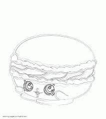 Print shopkins coloring pages for free and color our shopkins coloring! Shopkins Coloring Pages To Print Free Macca Roon Coloring Pages Printable Com