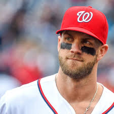 Bryce Harper is back to wearing a Cowboys hat instead of a Redskins hat
