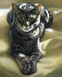 Pin By Caleb Campbell On Cat Art In 2020 Watercolor Cat Cat Portraits Cat Art