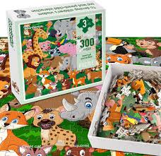 Our jigsaw puzzles are simple, yet still provide enough of a challenge to help children build skills such as visual reasoning, spacial awareness, short term memory, and logic. Buy 300 Piece Puzzles For Kids Animal Jigsaw Puzzles Preschool Educational Toys Puzzles Gift For Boys And Girls Over 3 Years Old Online In Indonesia B0914z5p8h