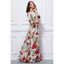 Beautiful Jewel 1 2 Sleeves One Piece Ankle Length Daily Dress 2017 Chiffon Oachy The Boutique Beautiful Ankle Chiffon Length Boutique