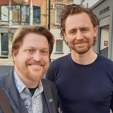 With Tom Hiddleston at the stage door of the Harold Pinter Theatre.  Betrayal is a great play, be sure to go see it if you can. #tomhiddleston  #loki #haroldpintertheatre #betrayalharoldpinter #betrayalplay #charliecox #