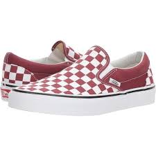 Black And True White Checkered Vans Womens Vans Classic Slip Ontm Checkerboard Apple Butter True White Skate 50 Liked On Polyvore Featuring White Slip On Sneakers Vans White Leather Sneakers
