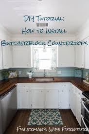 Fisherman S Wife Furniture Diy Butcher Block Countertops
