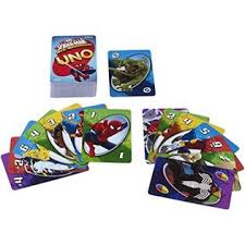 If you are first to get rid of all your cards, you get points for the cards left in the other players hands. Mattel Games Spiderman Uno Card Game