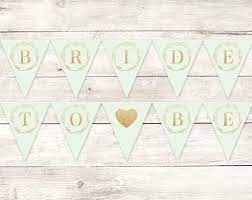 Bride To Be Banner Printable Diy Bunting By Posypaperprintables 6 00 Bridal Shower Banner Bride To Be Banner Wedding Shower Banners