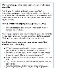 Jul 01, 2021 · chase has two personal united credit cards: Chase Eliminating Price Protection Return Protection From Credit Cards