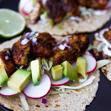 In a mixing bowl whisk together canola oil, lime juice, garlic, chili powder, cumin, paprika, cayenne and season with salt and pepper to taste (about 3/4 tsp salt 1/4 tsp pepper). Chw Fish Tacos Cameron Hughes Wine