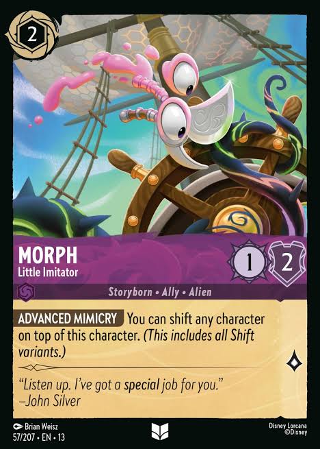 Morph - Little Imitator 57/207 » Disney Lorcana Card Details + Review »  Lorcana Player
