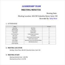 Leadership Team Meeting Minutes Team Meeting Minutes Templates Meeting Agenda Template Agenda Template Templates