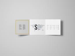 Trifold Square Brochure Mockup Trifold Brochure Brochure Brochures Mockups