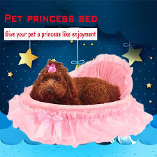 This makes it easy to clean up if the dog gets sick or has an accident in their crate while they sleep. Lace Side Princess Dog Beds For Small Dogs Dog House Waterproof Chihuahua Bed Medium Large Dogs Washable Bull Terrier Pet Bed Dog Bed Princess Dog Bedscute Dog Beds Aliexpress
