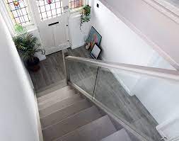 Canyon Grey Oak Complete Staircase Renovation Stairs Design Interior Home Stairs Design Staircase Railing Design