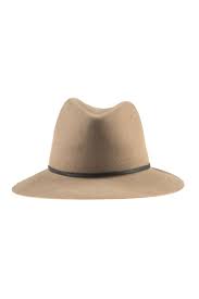 More than 98 products in stock. Wool Felt Fedora In Sand Lola Janessa Leone