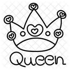 Free Free 198 Queen Crown Outline Svg SVG PNG EPS DXF File