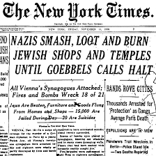 Footage of the dome of the bielefeld synagogue on fire interspersed with shots of bystanders watching it burn from open windows and balconies. Kristallnacht Katrina Gulliver