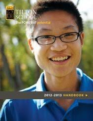 THE ALUMNI MAGAZINE OF TILTON SCHOOL FALL 2008