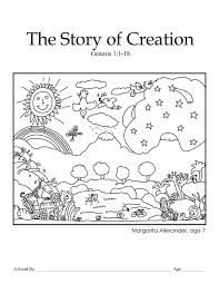 These Are The Best God Created The Earth Coloring Pages Download And Save This Ideas About Best 20 Bible Coloring Pages Creation Coloring Pages Bible Coloring