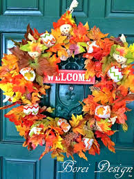 Give your front door a festive winter makeover with this diy woodland dollar tree christmas wreath. Diy Dollar Store Fall Welcome Wreath Tutorial