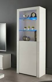 Living room is a great place for a glass cabinet if you have a lot of space in the living room or feel like many of the items you want to. Modern White Black Matt Gloss Sideboard Display Cabinet Cupboard Buffet Ebay
