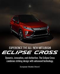 2018 Mitsubishi Eclipse Cross Crossover Suv Exterior Mitsubishi Crossover Mitsubishi Eclipse Crossover Suv
