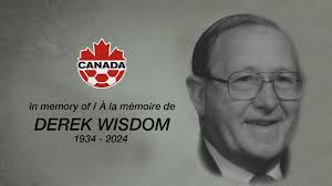 In memory of Derek Wisdom, Canada Soccer Hall of Fame honoured member