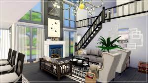 Each house collection in sims 4 is beautiful with breathtaking surroundings. The Sims 4 Luxury Mid Century Lofted Modern House Speed Build Download Links Home Decor Website 727 Mid Century Modern House House Of Decor Home Decor