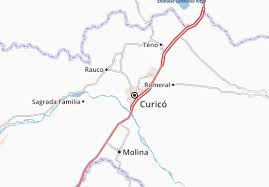 The province lies between the provinces of colchagua and talca and extends from the pacific to the argentine frontier. Michelin Landkarte Curico Stadtplan Curico Viamichelin