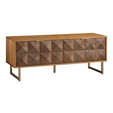 Two Tone Wood Diamond Rouvin Media Cabinet World Market Media Cabinet Media Furniture Console Cabinet