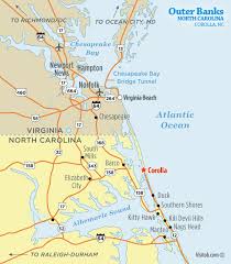 map of corolla nc visit outer banks obx vacation guide