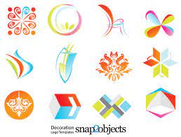 Symbols for letterhead / 회색조로 명함 연락처 정보. Free Decoration Logo Template Vector Icons