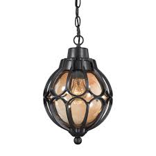 Titan Lighting Madagascar 1 Light Matte Black Outdoor Pendant Tn 13240 The Home Depot Outdoor Pendant Elk Lighting Outdoor Pendant Lighting