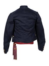 CIVIL WAR]. Identified uniform grouping including frock coat, vest, and  sash of Lt. Colonel John T. Lockman, 83rd and 119th New York Regiments, WIA  at Gettysburg. Lot 435