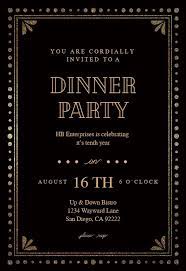 If you are part of your school's homecoming party committee, using dinner menu design templates can make the task easier. Pin On Dinner Party Invitation Templates