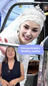 Try to guess the total carat weight of the diamonds Princess Anisha was  wearing! 💎 #diamonds #princessanisha #anisha #princeabdulmateen  #princemateen #royalwedding #anisha #royalbrunei #royalfamily