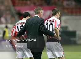 « ce match est une excellente expérience pour mon. Paris St Germain V Derry City Uefa Cup 1st Round 2nd Leg 224057 Sportsfile