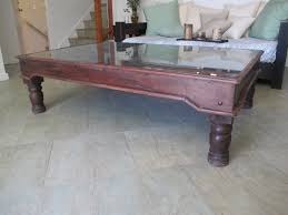 Coffee table made from old door. Coffee Table Made From And Old Indian Door Movingsale90272