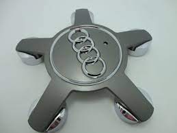 Audi 55mm Badges Logo Wheel Center Cap A4 S4 A5 S5 A6 S6 S8 Q5 Q7 Tt Part No 4f0 601 165 N Or 8t0 601 025