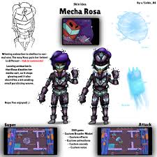 Hazar durmaz 3 дня назад +1. Skin Idea Mecha Rosa Link To The Winning Animation In The Comments Brawlstars