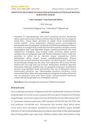 PDF) EFEKTIFITAS PELATIHAN TATA RIAS PENGANTIN SUNDA PUTRI DI LKP MUSTIKA  KABUPATEN CIANJUR