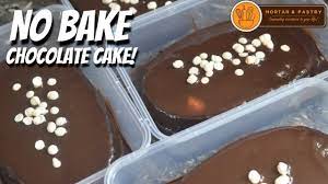 No Bake Chocolate Cake With Homemade Chocolate Sauce Ep 52 Mortar And Pastry Youtube