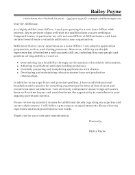 Best Loan Officer Cover Letter Examples Livecareer
